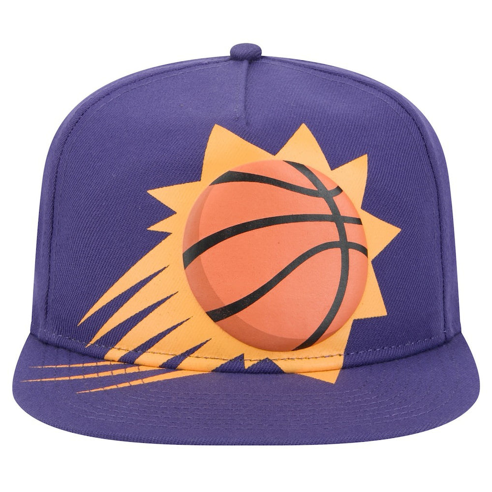 New Era Phoenix Suns Oversized Puff Print Logo Golfer Snapback Hat sale