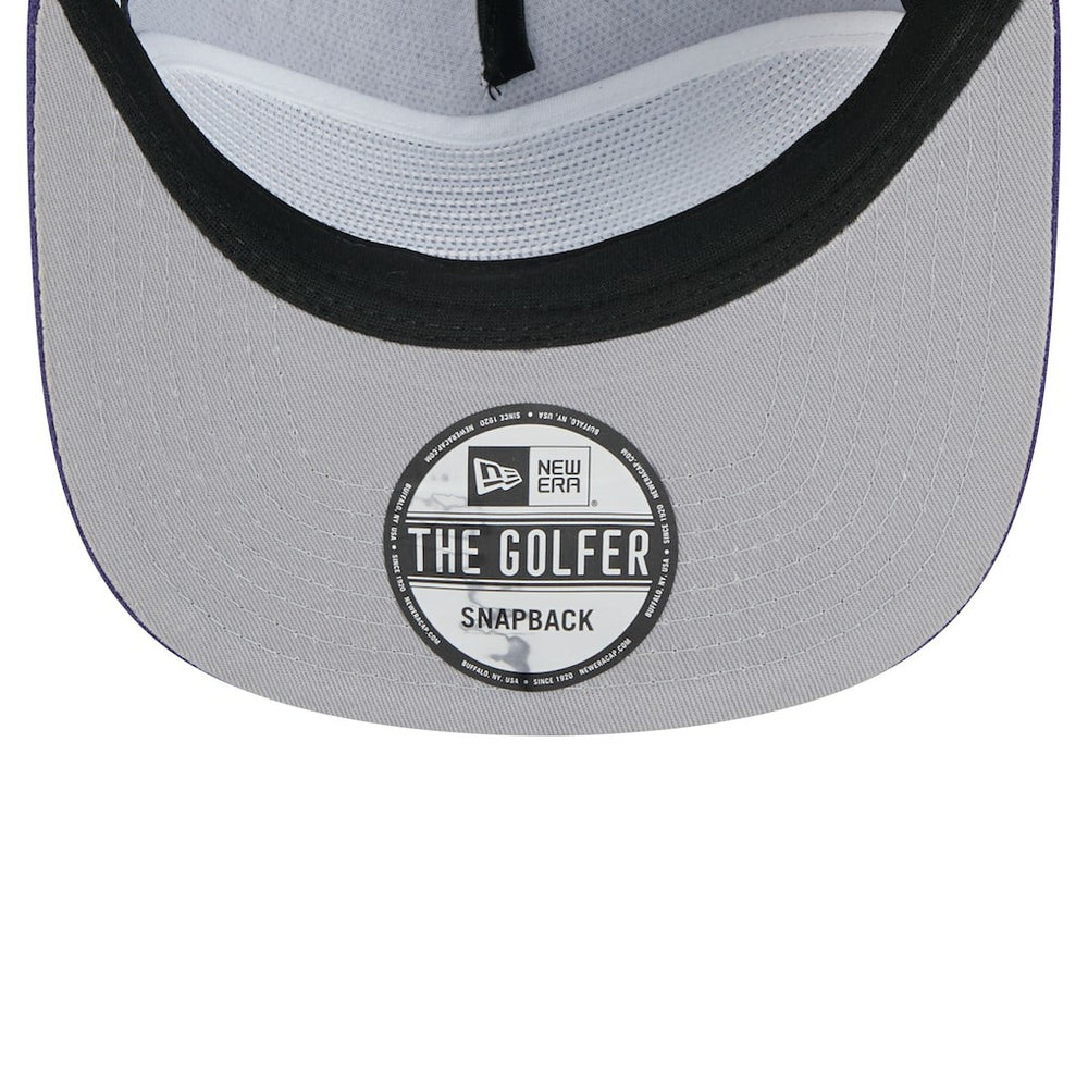 New Era Phoenix Suns Oversized Puff Print Logo Golfer Snapback Hat sale