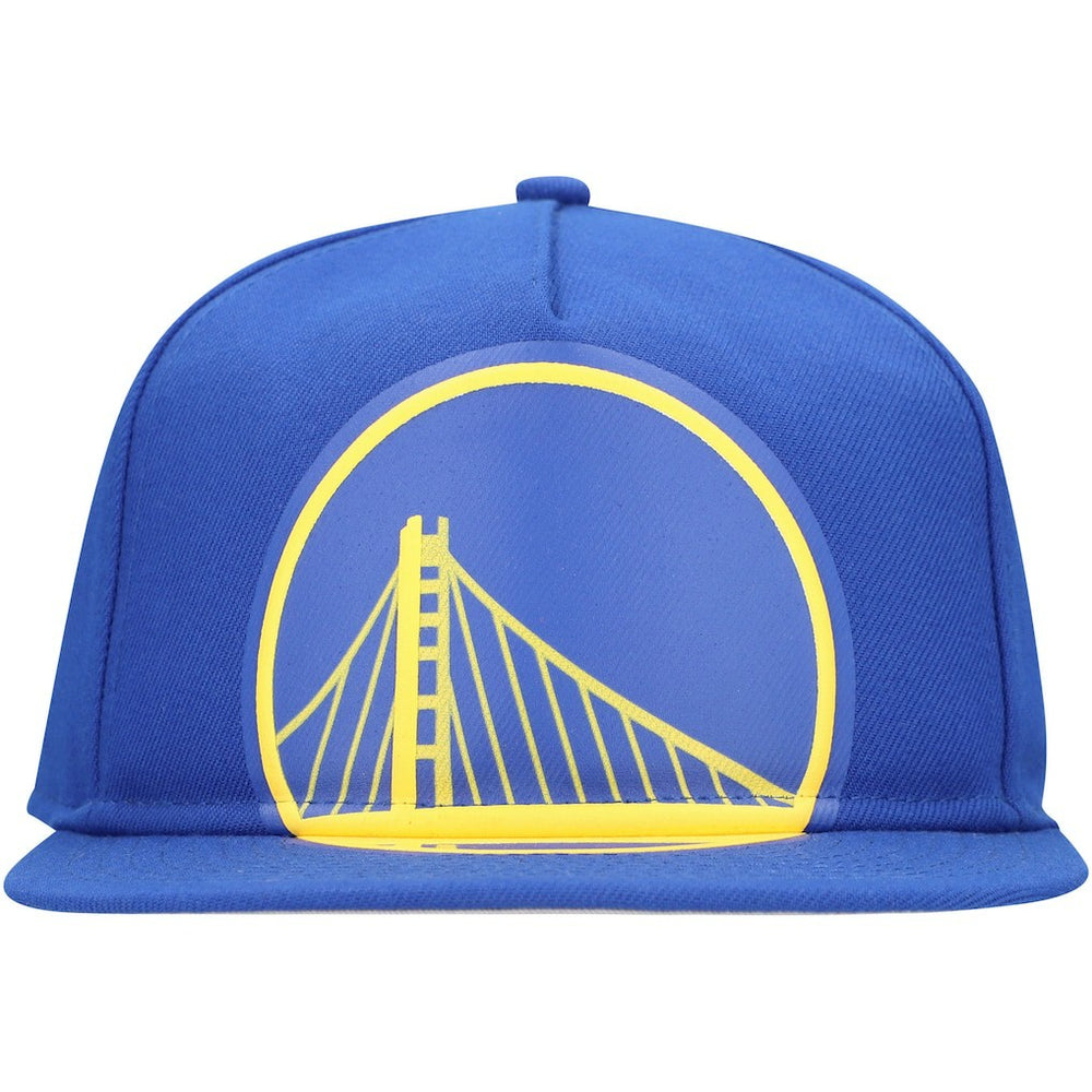 New Era Golden State Warriors Oversized Puff Print Logo Golfer Snapback Hat sale