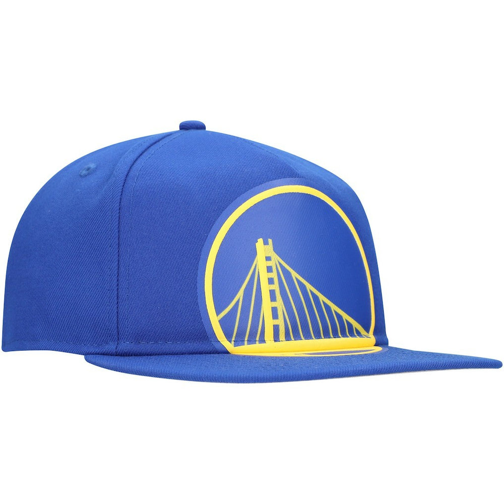 New Era Golden State Warriors Oversized Puff Print Logo Golfer Snapback Hat sale