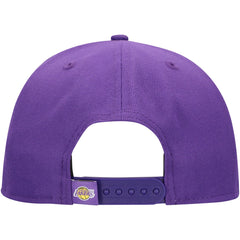 New Era Los Angeles Lakers Oversized Puff Print Logo Golfer Snapback Hat