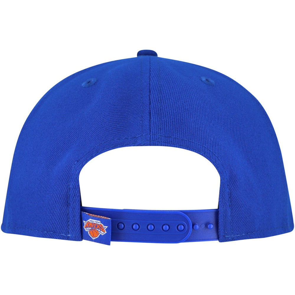 New Era New York Knicks Oversized Puff Print Logo Golfer Snapback Hat