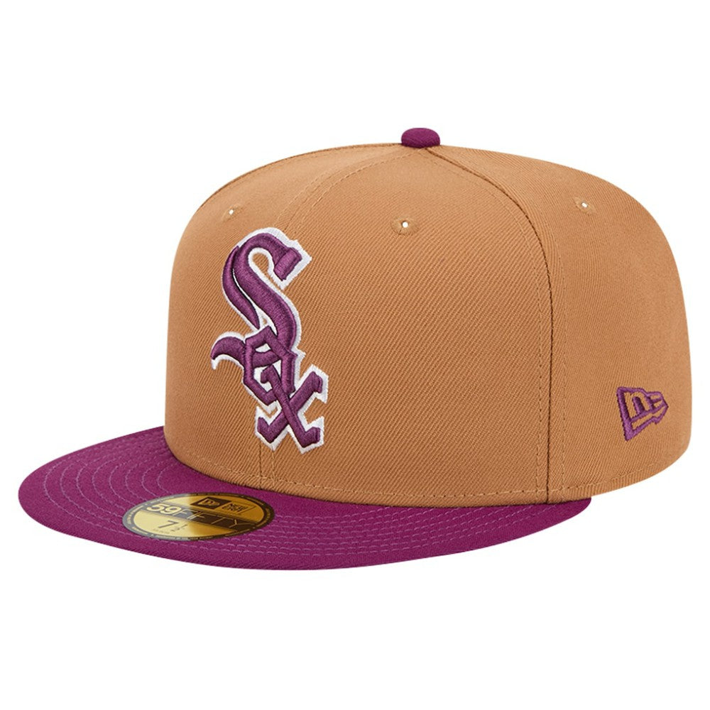 Brown/Purple Chicago White Sox New Era Two-Tone Color Pack 59FIFTY Fitted Hat