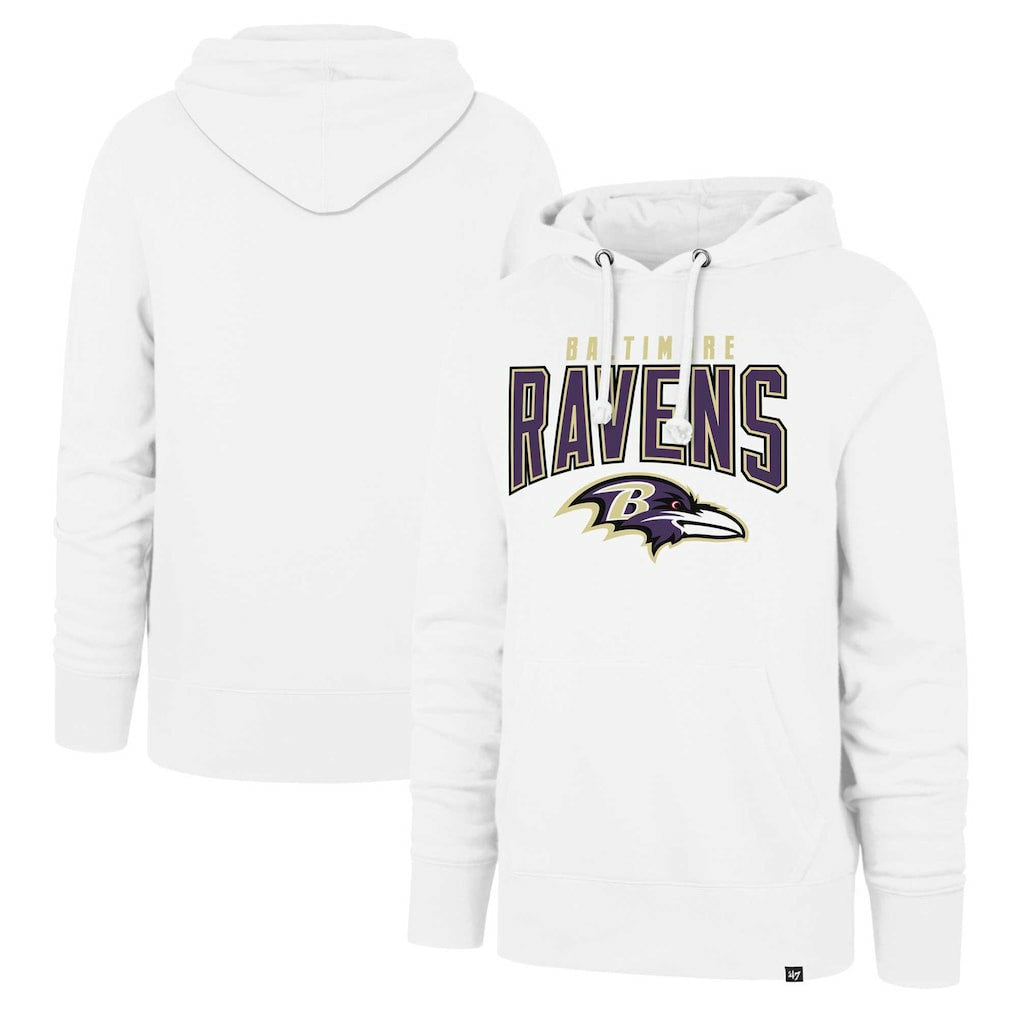 '47 Elements Arch Headline Pullover Hoodie - Baltimore Ravens Hoodies