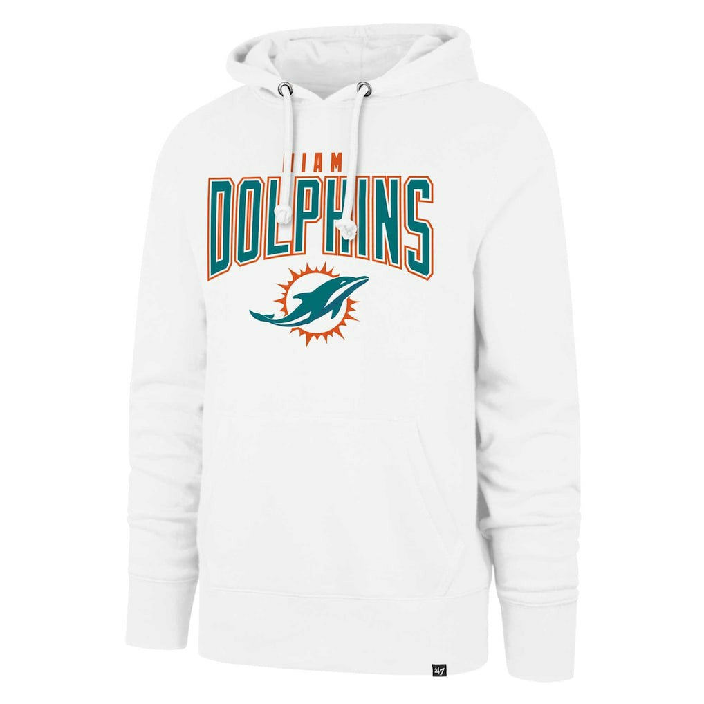 '47 Elements Arch Headline Pullover Hoodie - Miami Dolphins Hoodies