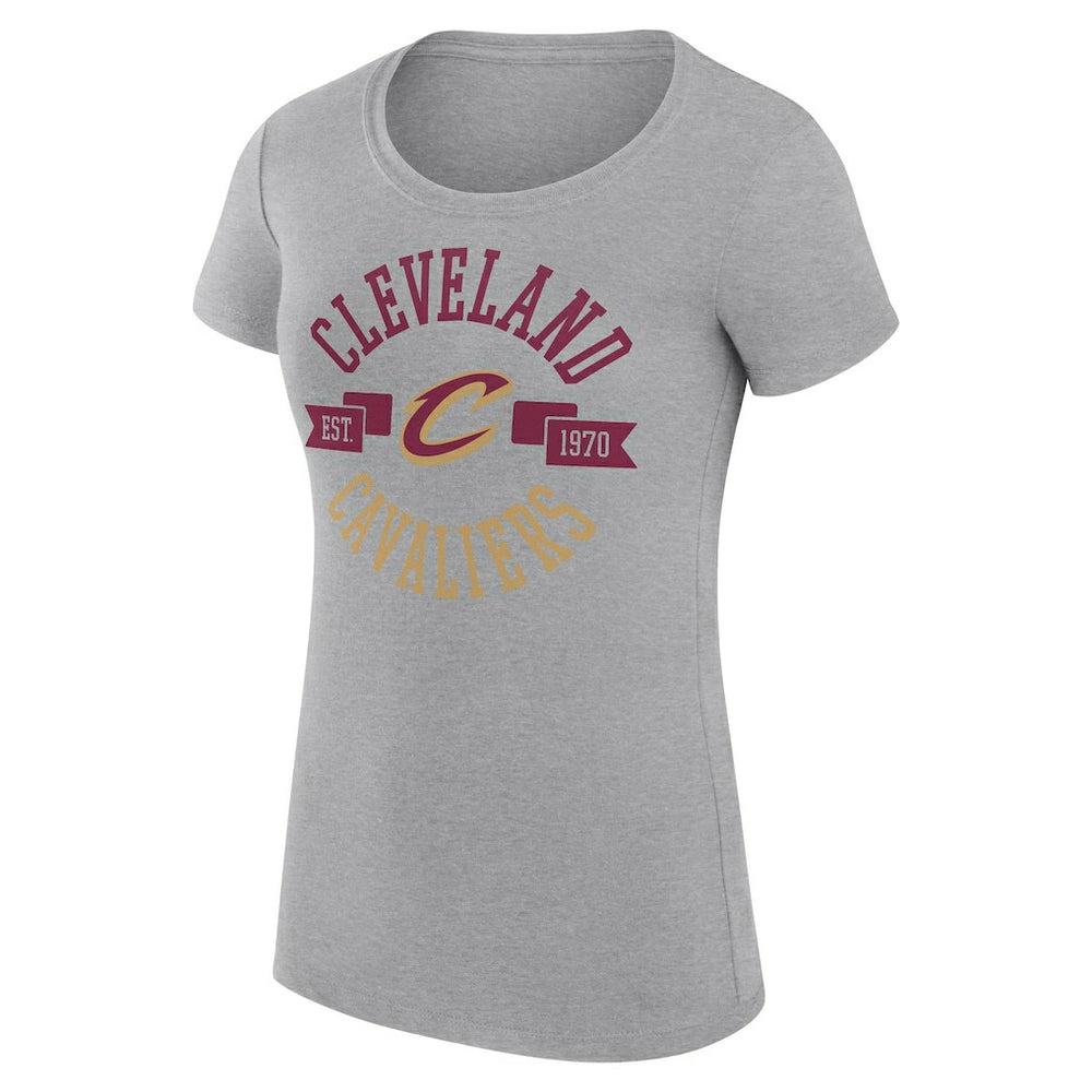 Cleveland Cavaliers G-III 4Her by Carl Banks Women's Super-Slim Fit Lightweight Large City Logo T-Shirt sale