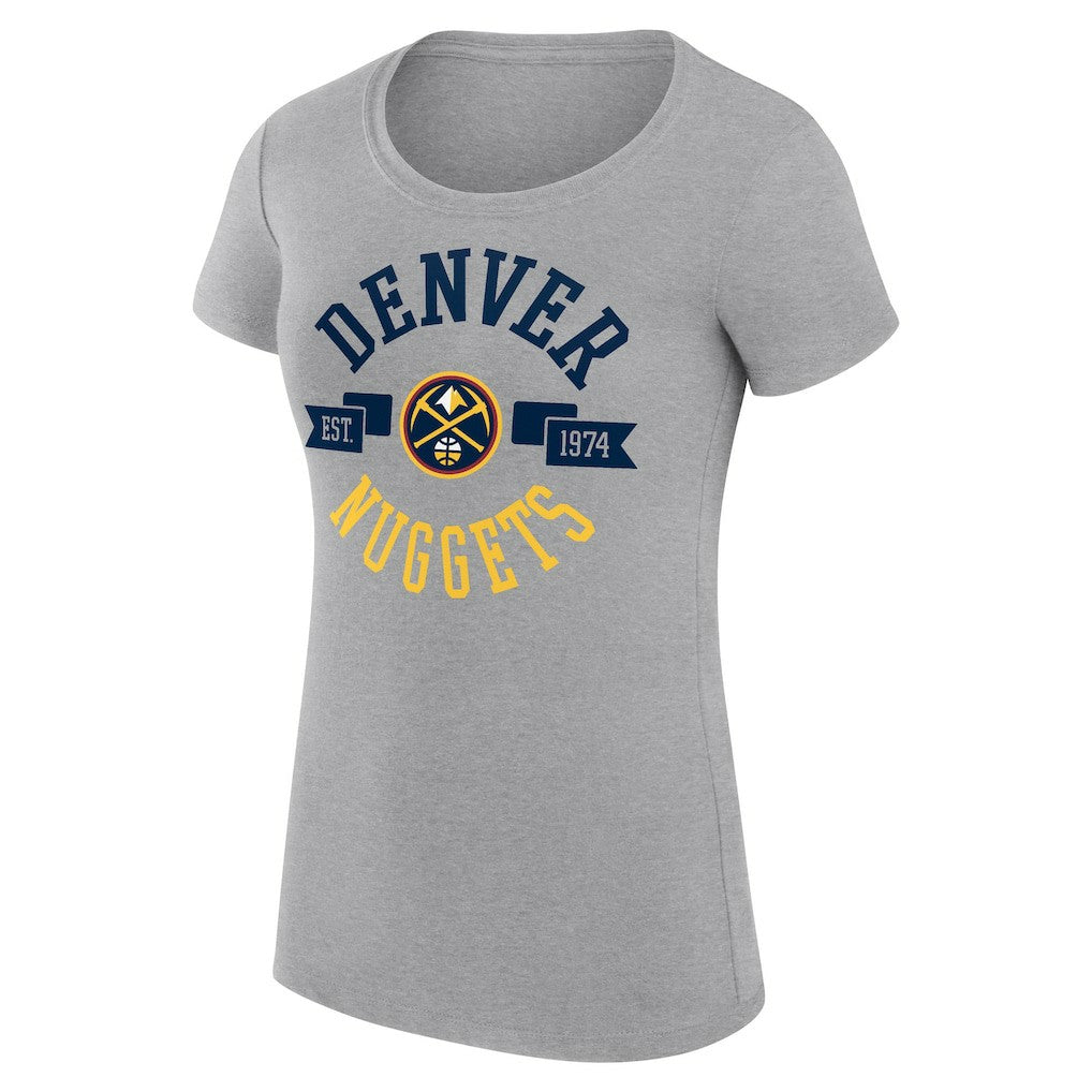 Denver Nuggets G-III 4Her by Carl Banks Women's Super-Slim Fit Lightweight Large City Logo T-Shirt sale