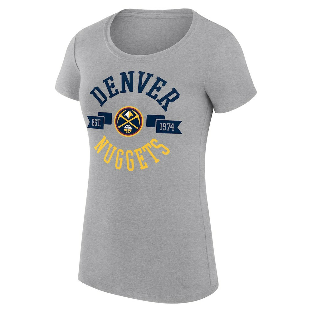 Denver Nuggets G-III 4Her by Carl Banks Women's Super-Slim Fit Lightweight Large City Logo T-Shirt sale