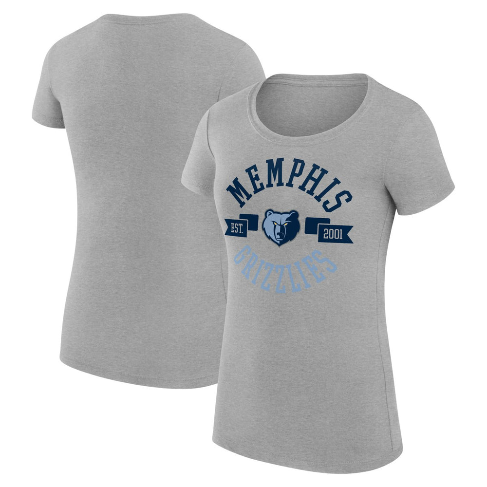 Memphis Grizzlies G-III 4Her by Carl Banks Women's Super-Slim Fit Lightweight Large City Logo T-Shirt