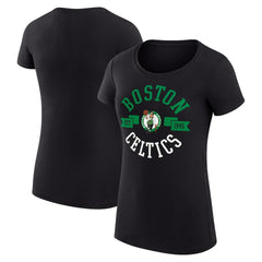 Boston Celtics G-III 4Her by Carl Banks Women's Super-Slim Fit Lightweight Large City Logo T-Shirt