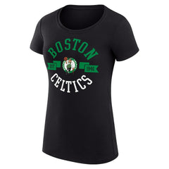 Boston Celtics G-III 4Her by Carl Banks Women's Super-Slim Fit Lightweight Large City Logo T-Shirt