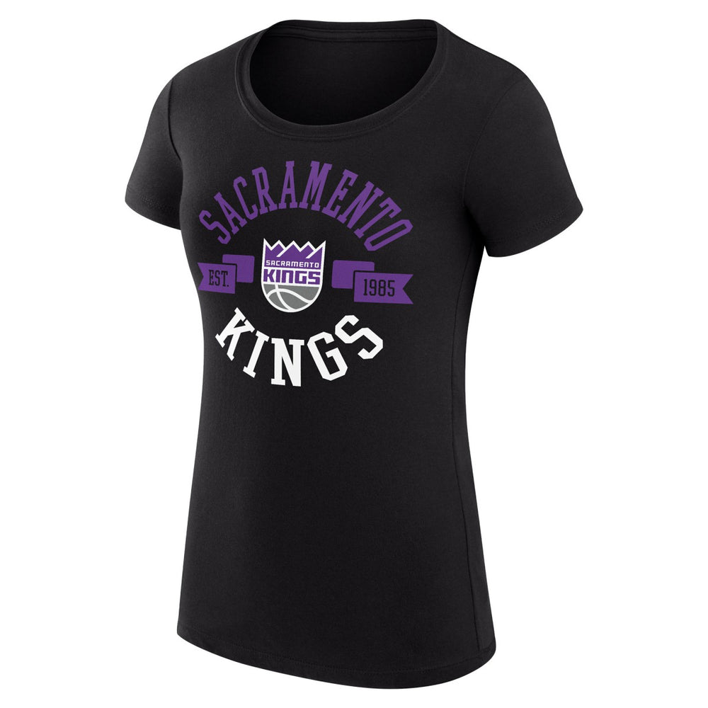 Sacramento Kings G-III 4Her by Carl Banks Women's Super-Slim Fit Lightweight Large City Logo T-Shirt