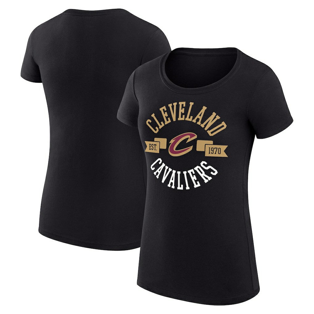 Cleveland Cavaliers G-III 4Her by Carl Banks Women's Super-Slim Fit Lightweight Large City Logo T-Shirt sale