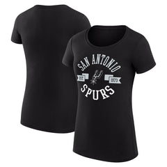 San Antonio Spurs G-III 4Her by Carl Banks Women's Super-Slim Fit Lightweight Large City Logo T-Shirt