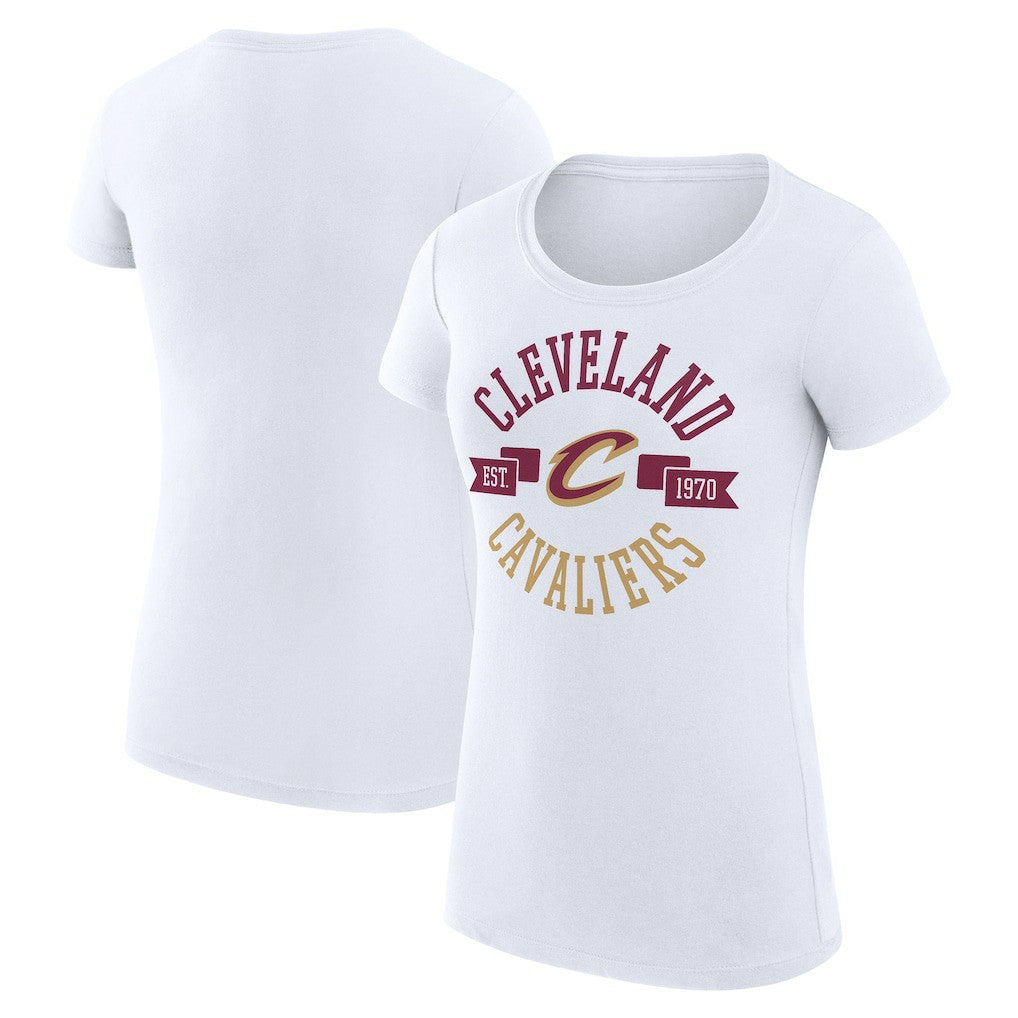 Cleveland Cavaliers G-III 4Her by Carl Banks Women's Super-Slim Fit Lightweight Large City Logo T-Shirt