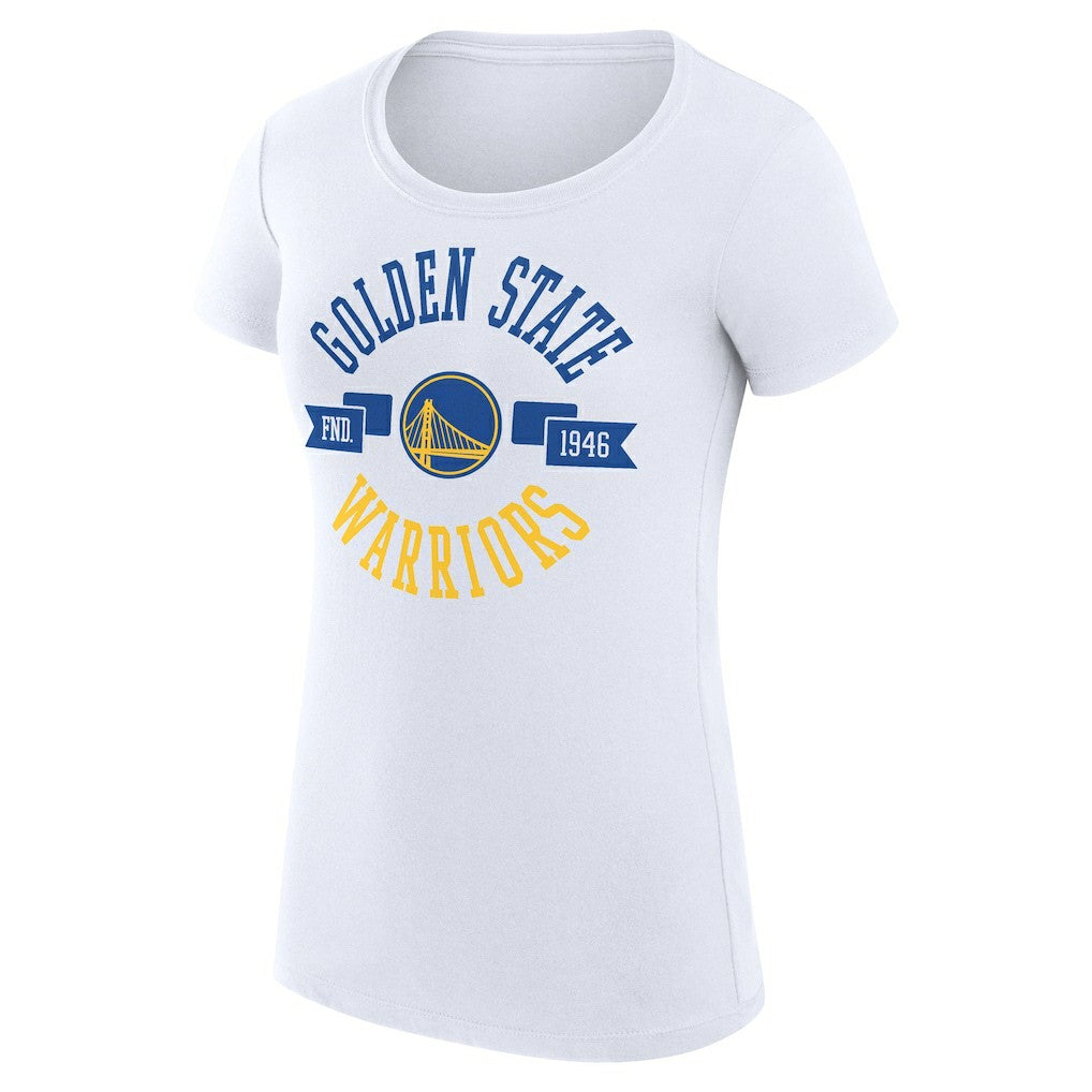 Golden State Warriors G-III 4Her by Carl Banks Women's Super-Slim Fit Lightweight Large City Logo T-Shirt sale