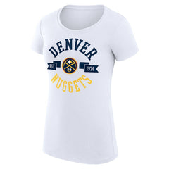Denver Nuggets G-III 4Her by Carl Banks Women's Super-Slim Fit Lightweight Large City Logo T-Shirt sale