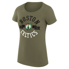 Boston Celtics G-III 4Her by Carl Banks Women's Super-Slim Fit Lightweight Large City Logo T-Shirt