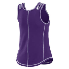 Purple Colorado Rockies WEAR by Erin Andrews Women's Contrast Stitch Tank Top