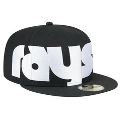 Black Tampa Bay Rays New Era Checkered Undervisor 59FIFTY Fitted Hat