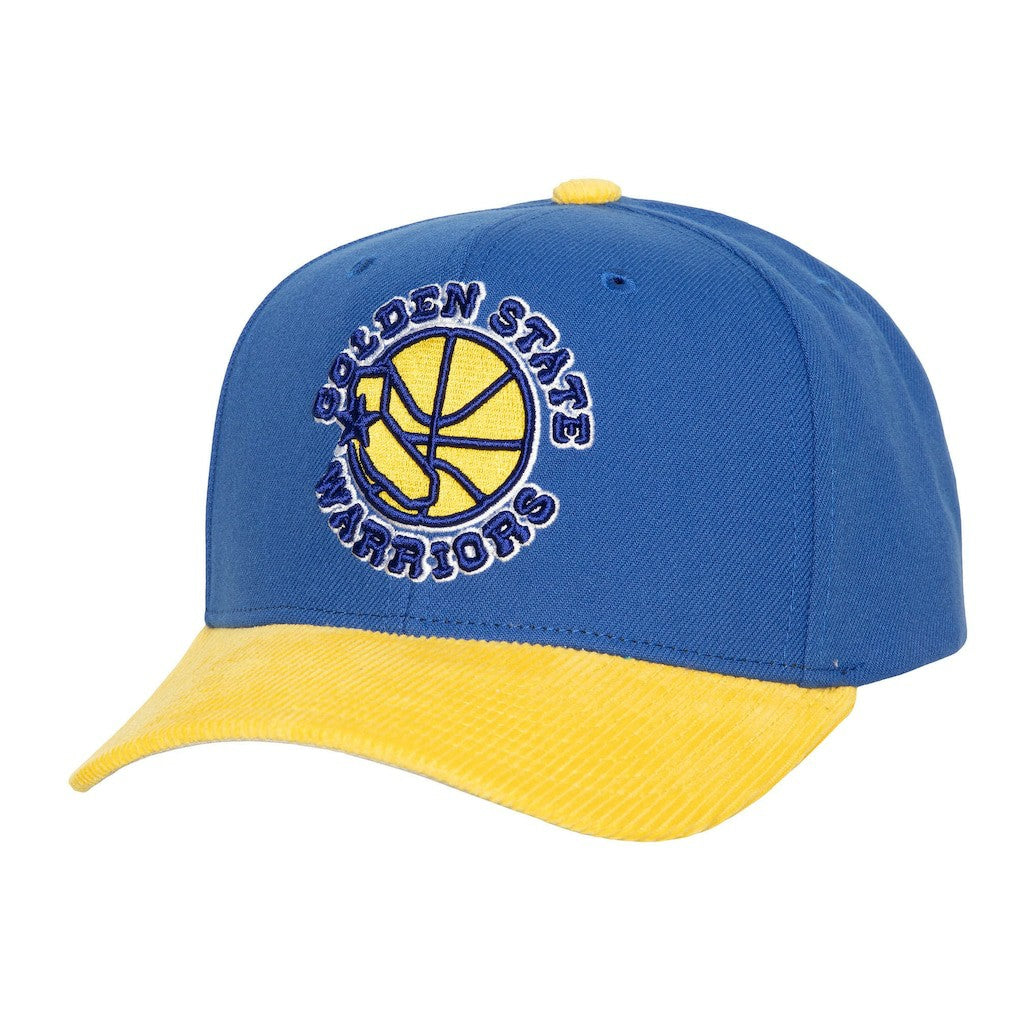 Mitchell & Ness Golden State Warriors Corduroy Pro Crown Adjustable Hat sale