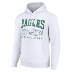 Starter Unisex Throwback Logo Pullover Hoodie - Philadelphia Eagles Hoodies