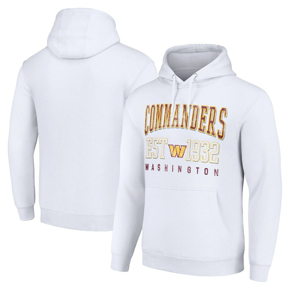 Starter Unisex Throwback Logo Pullover Hoodie - Washington Commanders Hoodies
