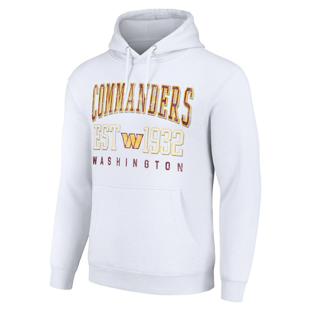 Starter Unisex Throwback Logo Pullover Hoodie - Washington Commanders Hoodies