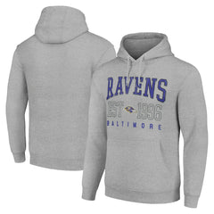 Starter Unisex Throwback Logo Pullover Hoodie - Baltimore Ravens Hoodies