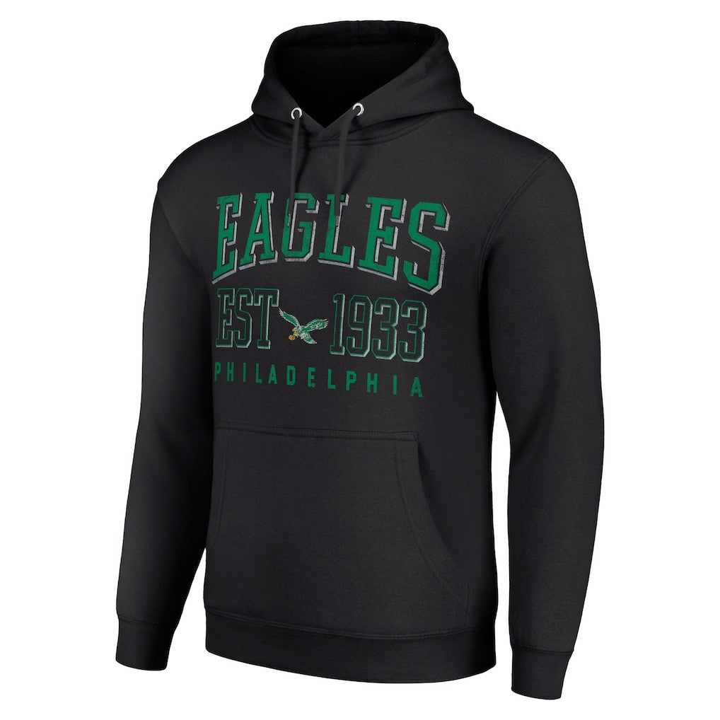 Starter Unisex Throwback Logo Pullover Hoodie - Philadelphia Eagles Hoodies