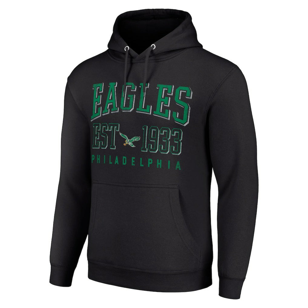 Starter Unisex Throwback Logo Pullover Hoodie - Philadelphia Eagles Hoodies