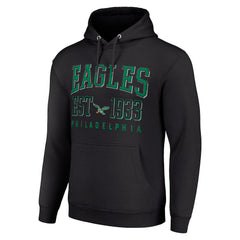 Starter Unisex Throwback Logo Pullover Hoodie - Philadelphia Eagles Hoodies