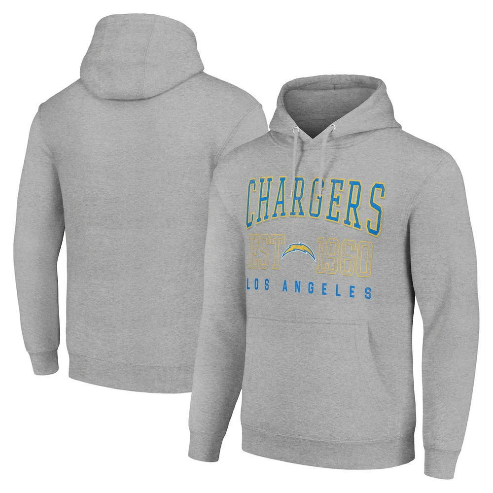 Starter Unisex Throwback Logo Pullover Hoodie - Los Angeles Chargers Hoodies