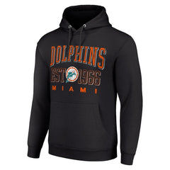 Starter Unisex Throwback Logo Pullover Hoodie - Miami Dolphins Hoodies