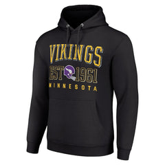 Starter Unisex Throwback Logo Pullover Hoodie - Minnesota Vikings Hoodies