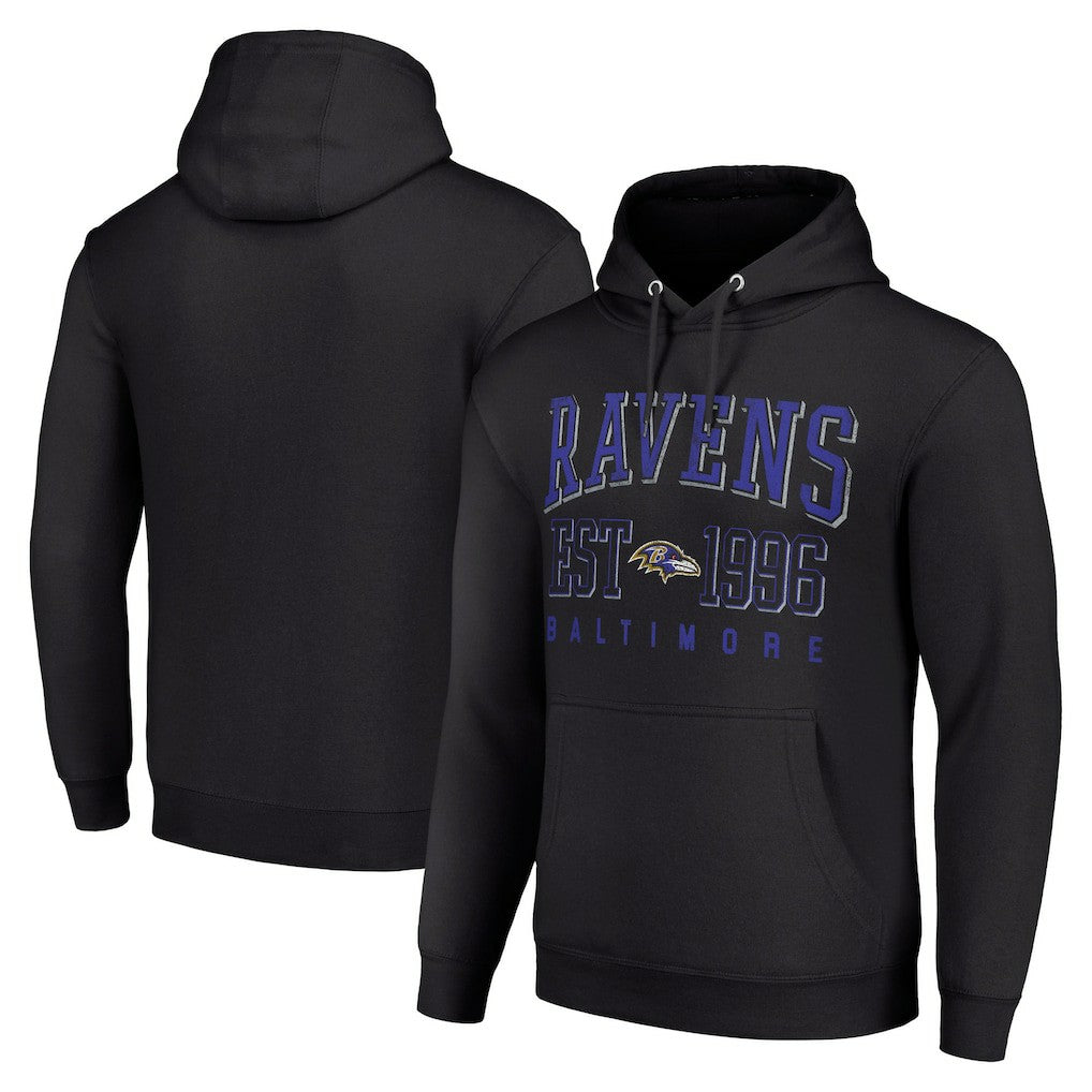 Starter Unisex Throwback Logo Pullover Hoodie - Baltimore Ravens Hoodies