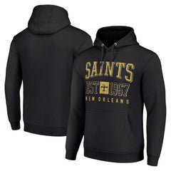 Starter Unisex Throwback Logo Pullover Hoodie - New Orleans Saints Hoodies