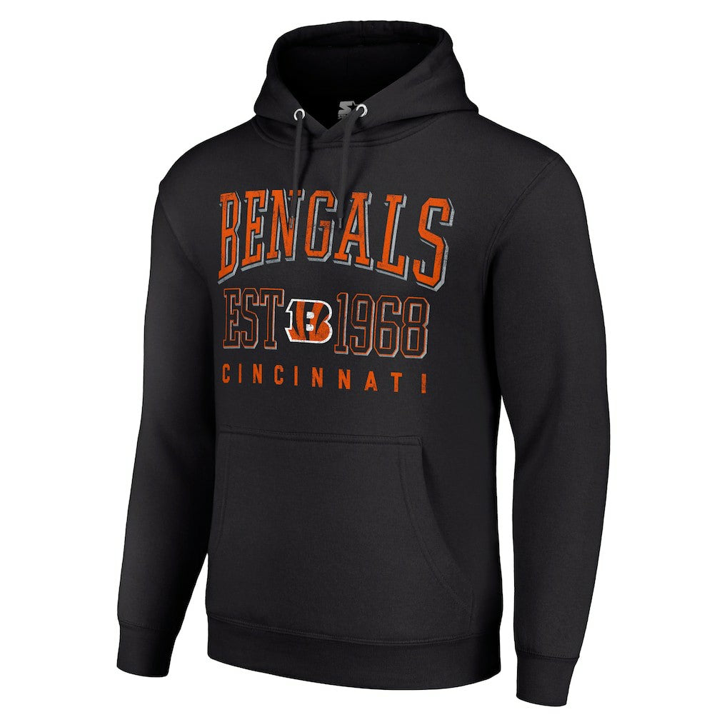Starter Unisex Throwback Logo Pullover Hoodie - Cincinnati Bengals Hoodies