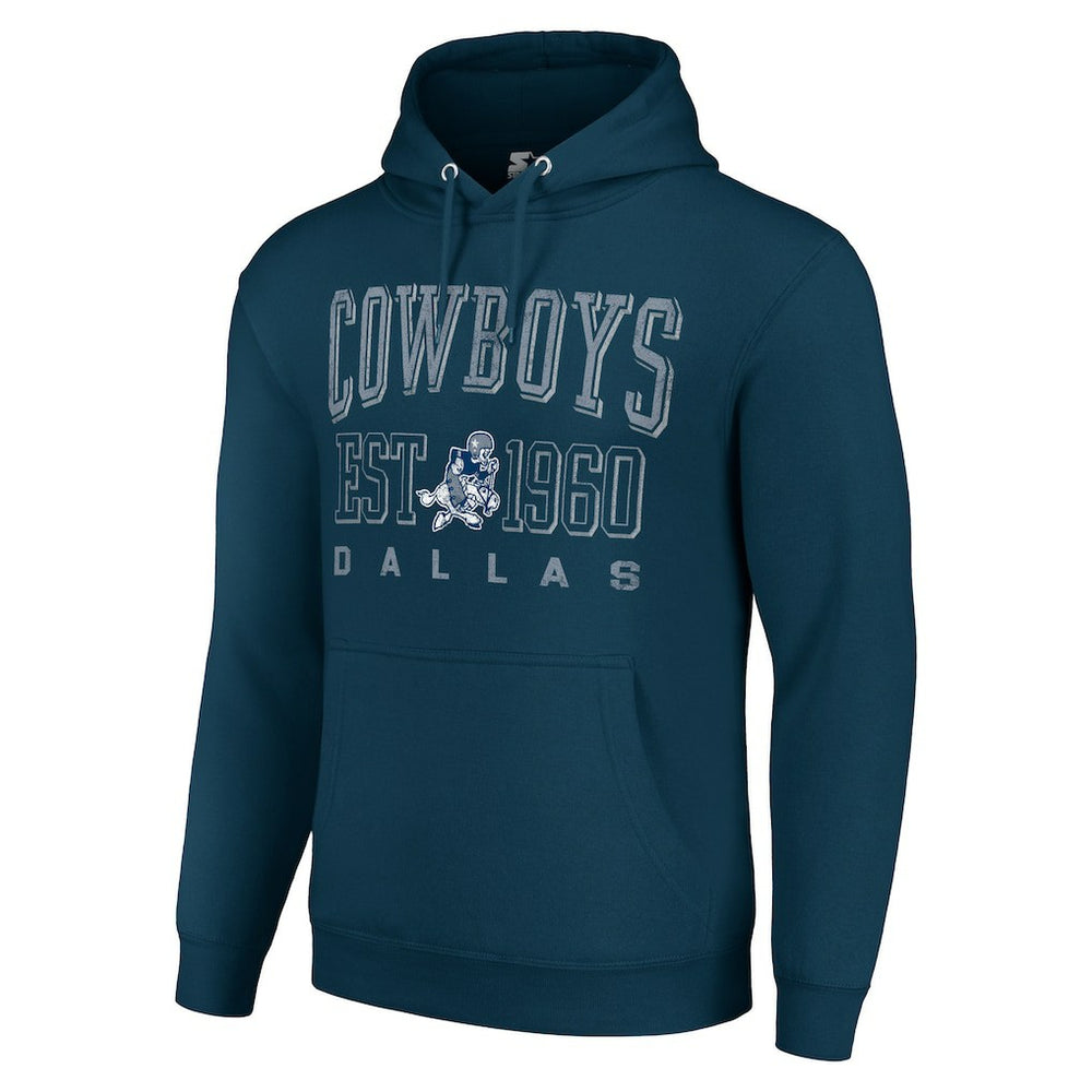 Starter Unisex Throwback Logo Pullover Hoodie - Dallas Cowboys Hoodies
