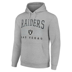 Starter Unisex Throwback Logo Pullover Hoodie - Las Vegas Raiders Hoodies