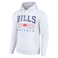 Starter Unisex Throwback Logo Pullover Hoodie - Buffalo Bills Hoodies