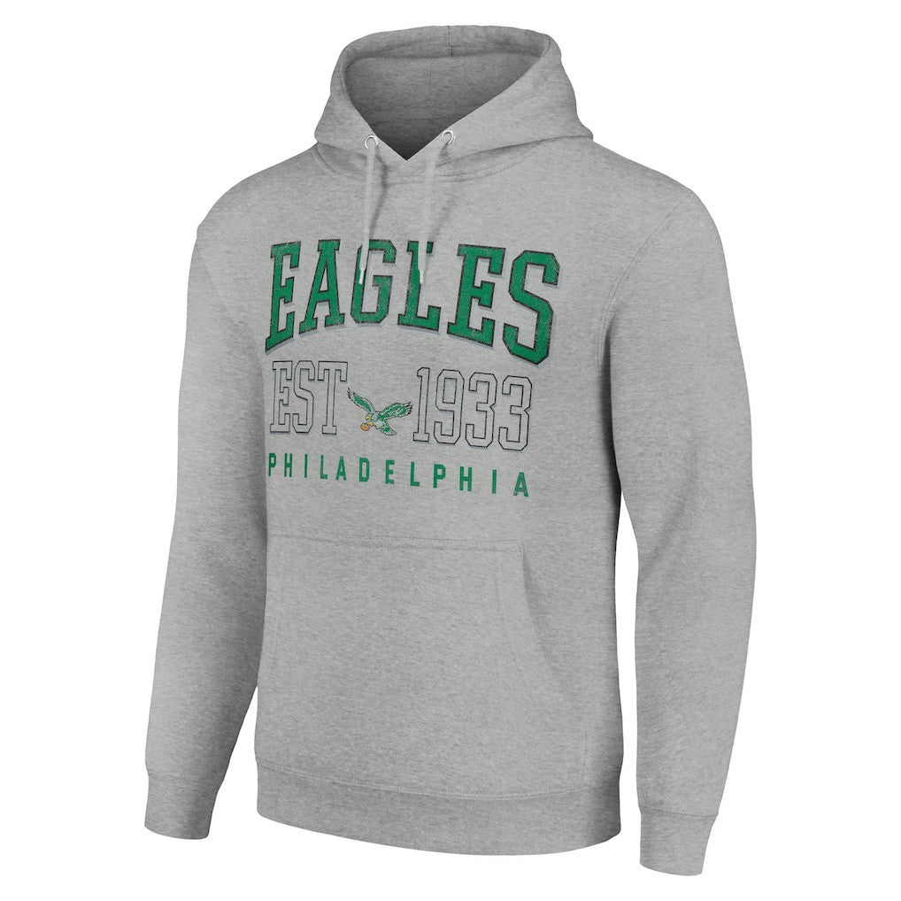 Starter Unisex Throwback Logo Pullover Hoodie - Philadelphia Eagles Hoodies