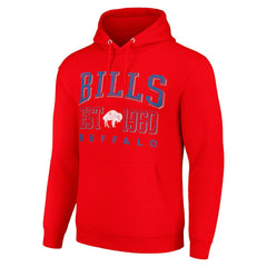 Starter Unisex Throwback Logo Pullover Hoodie - Buffalo Bills Hoodies