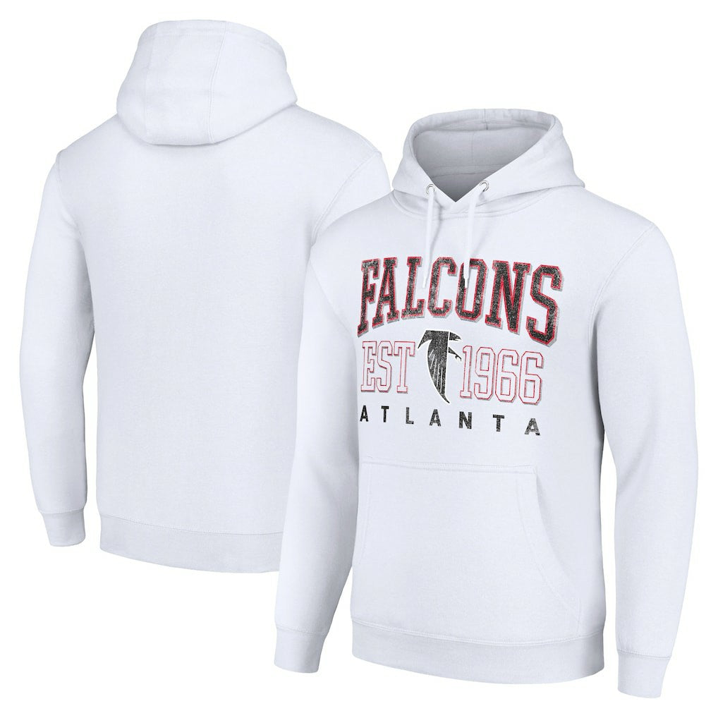Starter Unisex Throwback Logo Pullover Hoodie - Atlanta Falcons Hoodies