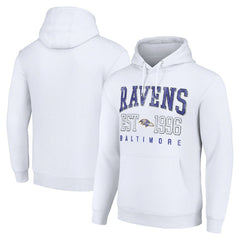 Starter Unisex Throwback Logo Pullover Hoodie - Baltimore Ravens Hoodies