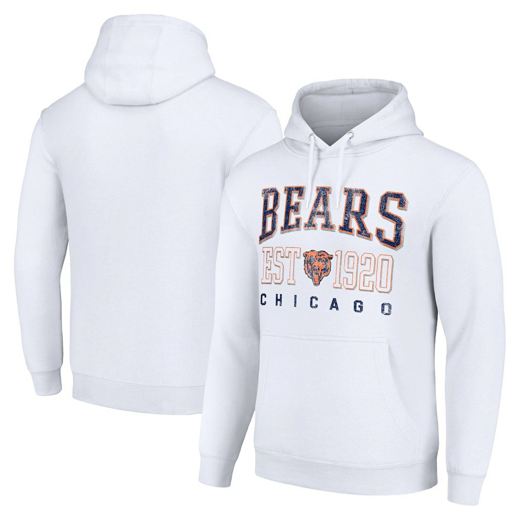 Starter Unisex Throwback Logo Pullover Hoodie - Chicago Bears Hoodies
