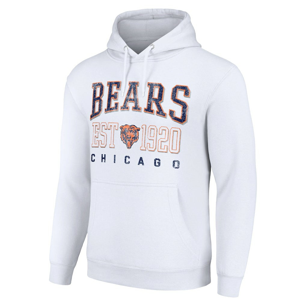 Starter Unisex Throwback Logo Pullover Hoodie - Chicago Bears Hoodies