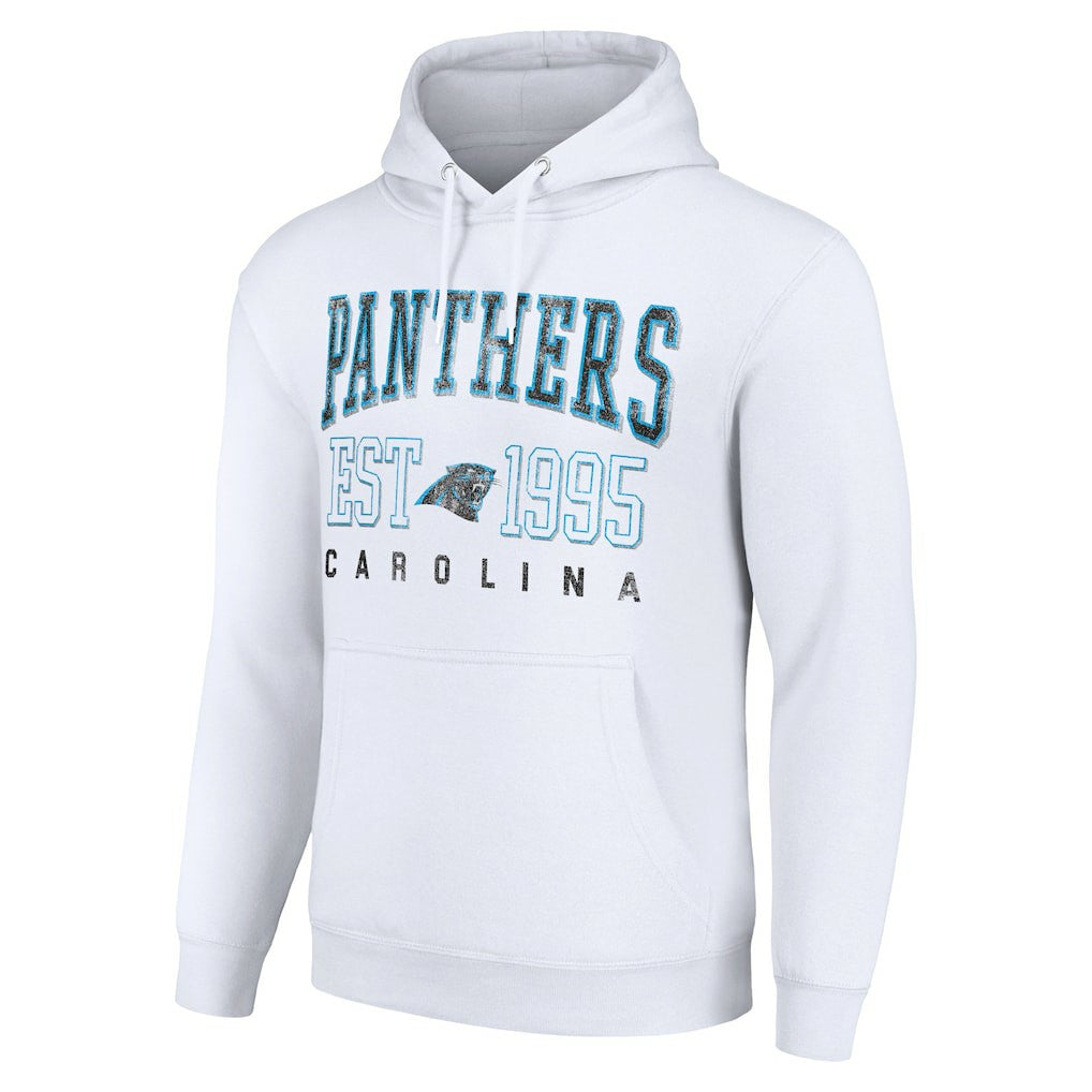 Starter Unisex Throwback Logo Pullover Hoodie - Carolina Panthers Hoodies