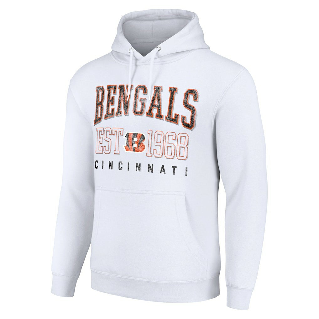 Starter Unisex Throwback Logo Pullover Hoodie - Cincinnati Bengals Hoodies