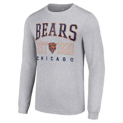 Starter Throwback Logo Long Sleeve T-Shirt - Chicago Bears T-shirts